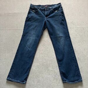 Lucky Brand Jeans Sweet Mid Rise Straight Women 12/31A Blue Denim Stretch Casual